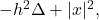 -h^2 \Delta +|x|^2,