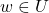 Rendered by QuickLaTeX.com w \in U