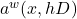 a^w(x,hD)