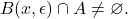 Rendered by QuickLaTeX.com B(x,\epsilon) \cap A \not = \varnothing.