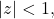 Rendered by QuickLaTeX.com |z|<1,